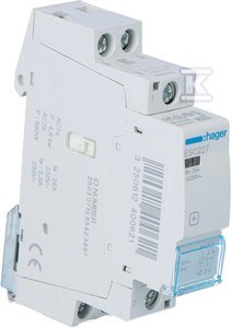 STYCZNIK 230V 25A 1Z+1R HAGER