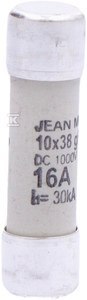 WKŁ.TOP.10X38 16A 1000V DC GPV JEAN MUELLER
