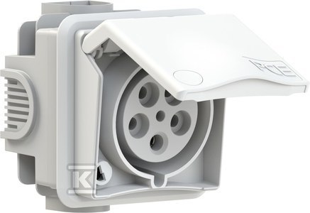 GN.P/T PRZLO.ZA. 32A/5P/400V DESIGN IP44 PCE