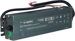 IP67 12V 16,7A 200W ZASILACZ LED SLIM NEXTEC