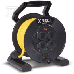 PRZEDŁ.1F 30M XREEL IP44 OW3X1,5 BĘBEN PCE