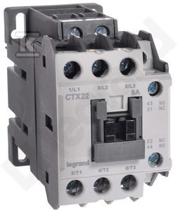 STYCZ.3P 9A 1NO1NC 24V DC CTX3 LEGRAND