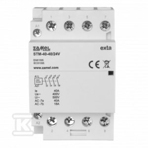 STYCZNIK 40A 4XNO 24V STM-40-40/24V ZAMEL