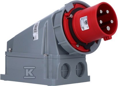 WTYCZ.ODBIORNIK.STAŁA 63A/5P/400V IP67 PCE