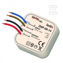 ZASIL.LED 14V DC 8W DOPUSZKOWY ZAMEL