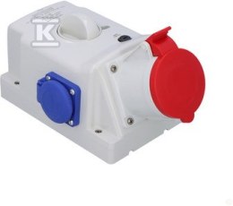 GN.Z WYŁ.0-1 32A/5P/2X230V IP44 OPTIMA- SCAME