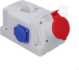 GN.Z WYŁ.L-0-P 16A/5P/2X230V IP44 OPTI. SCAME