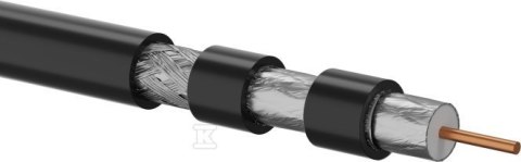 KABEL TRISHIELD OUTDOOR RG6 PE FCA 500M A-LAN