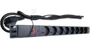 LISTWA ZASILAJĄCA 19" 8X230V OGRANI. PP SECURITYNET LISTWA ZASILAJĄCA 19" 8X230V OGRANI. PP SECURITYNET