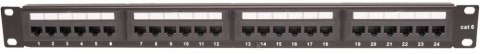 PANEL KATEGORII 6 UTP 19" 1U, 24XRJ45 SECURITYNET PANEL KATEGORII 6 UTP 19" 1U, 24XRJ45 SECURITYNET