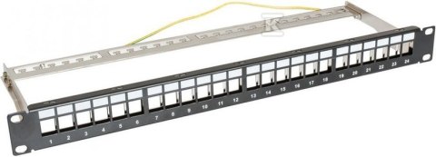 PANEL NIEWYPOSAŻONY 19" 1U, CZARNY SECURITYNET PANEL NIEWYPOSAŻONY 19" 1U, CZARNY SECURITYNET