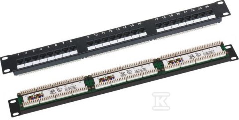 PATCH PANEL 1U/19" UTP 24PORT KAT.5E LSA Q-LANTEC PATCH PANEL 1U/19" UTP 24PORT KAT.5E LSA Q-LANTEC