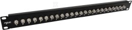 PATCH PANEL WYPOSAŻONY, 1U, 24 X TYP F A-LAN