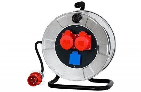PRZEDŁ.25M IP44 OW5X2,5 BĘBEN GN.2X16A F-ELEKTRO