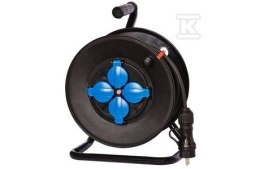 PRZEDŁ.40M IP44 OW3X1,5 BĘBEN GN.4X230 F-ELEKTRO