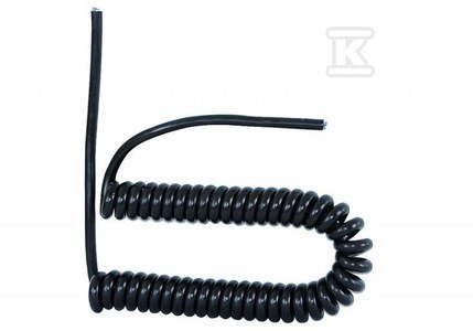 PRZEWÓD SPIRALA 3X1,5 5M POLWINIT CZAR. F-ELEKTRO