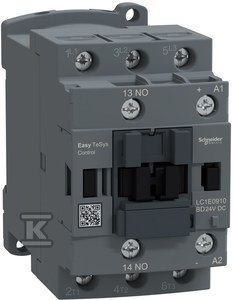 STYCZ.EASYTS 3P 9A AC3 4KW 24V DC 1NO SCHNEIDER ELECTRIC