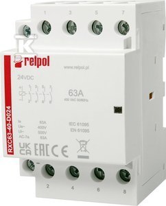 STYCZ.INST.4NO,63A,DC RXC63-40-D024 RELPOL