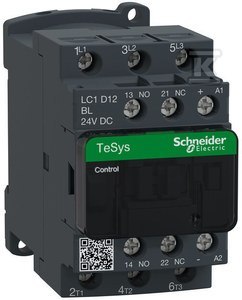 STYCZ.TESYS D AC3 12A 3P 1NO 1NC 24VDC SCHNEIDER ELECTRIC