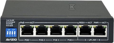 SWITCH 4XRJ45 POE+ 2XRJ45 (MAX 60W) MB A-LAN