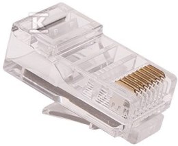 WTYK RJ45 6 UTP, NA KABEL OKRĄGŁY 100S SECURITYNET