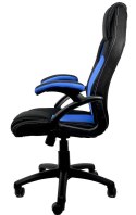 Fotel obrotowy do biurka CARRERA L BLUE FABRIC Lugano