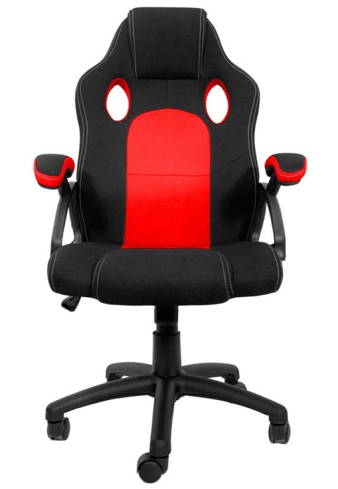 Fotel obrotowy do biurka CARRERA L RED FABRIC Lugano