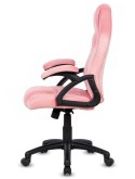 Fotel obrotowy do biurka CARRERA M ALCANTARA PINK II GATUNEK Lugano