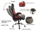 Fotel obrotowy do biurka CARRERA M ALCANTARA PINK II GATUNEK Lugano