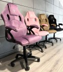 Fotel obrotowy do biurka CARRERA M ALCANTARA PURPLE Lugano