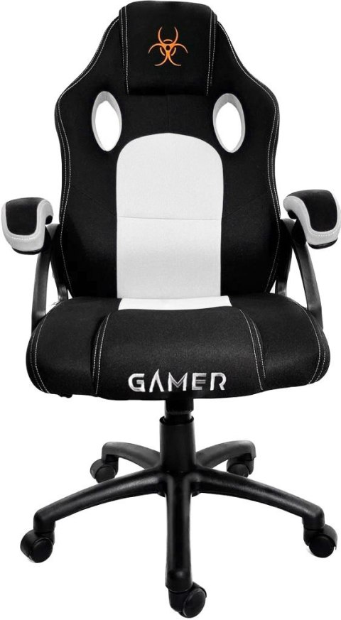 Fotel obrotowy do biurka CARRERA M WHITE FABRIC Lugano