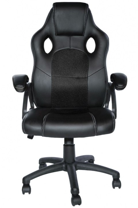 Fotel obrotowy do biurka CARRERA outlet M BLACK PU II GATUNEK Lugano