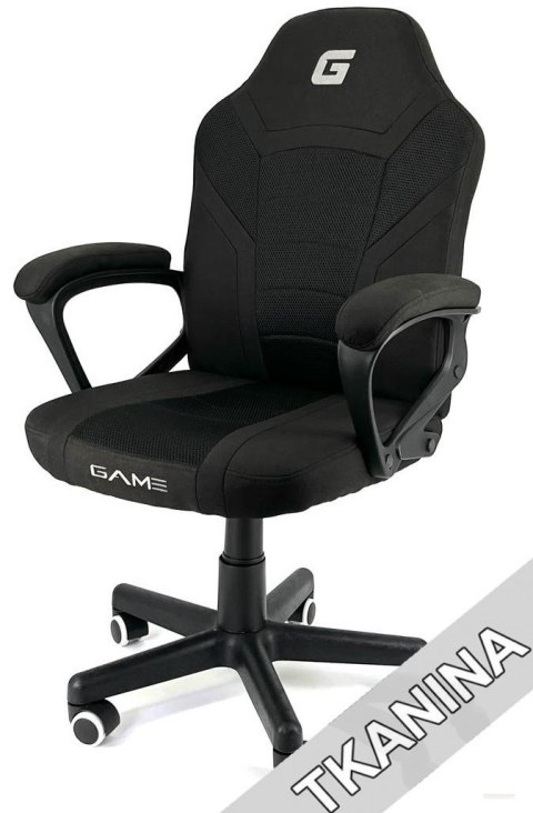Fotel obrotowy do biurka MARIO BLACK FULL Fabric OUTLET Lugano