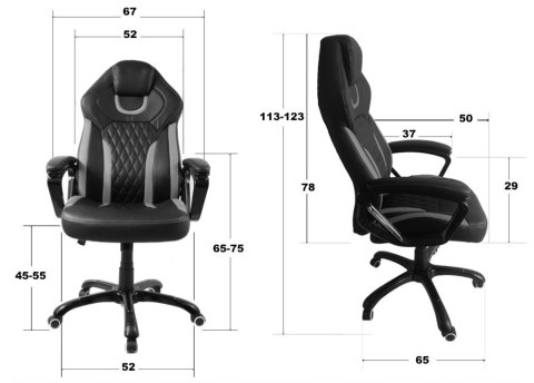 Fotel obrotowy do biurka SPIDER BLACK FABRIC SPC Prototype Fotel obrotowy do biurka SPIDER BLACK FABRIC SPC Prototype
