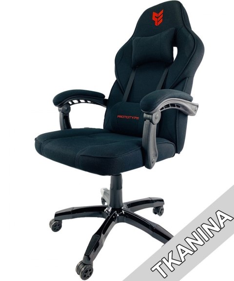Fotel obrotowy do biurka TITAN BLACK FABRIC BASIC SPC Prototype Fotel obrotowy do biurka TITAN BLACK FABRIC BASIC SPC Prototype