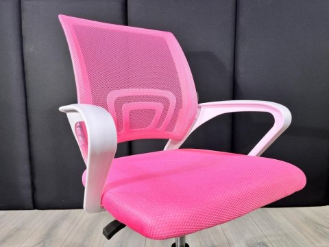 Fotel obrotowy do biurka VENTO PINK MESH Lugano Fotel obrotowy do biurka VENTO PINK MESH Lugano
