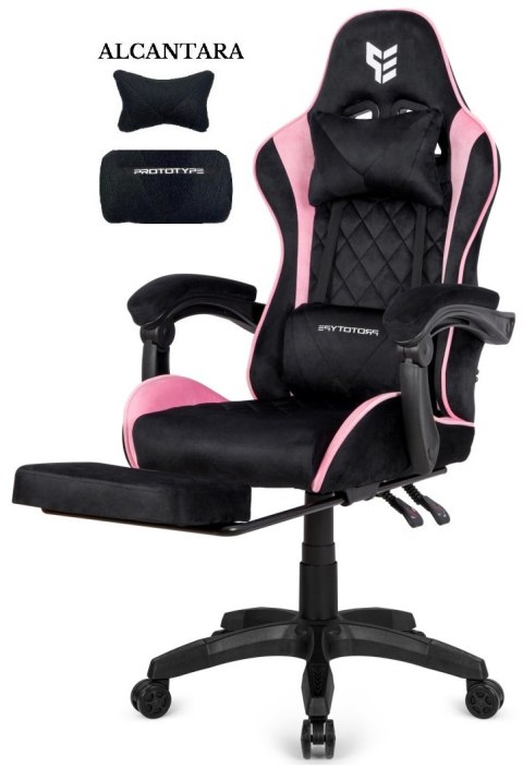 Fotel obrotowy gamingowy HERO POKER PRO PINK ALCANTARA Prototype Fotel obrotowy gamingowy HERO POKER PRO PINK ALCANTARA Prototype