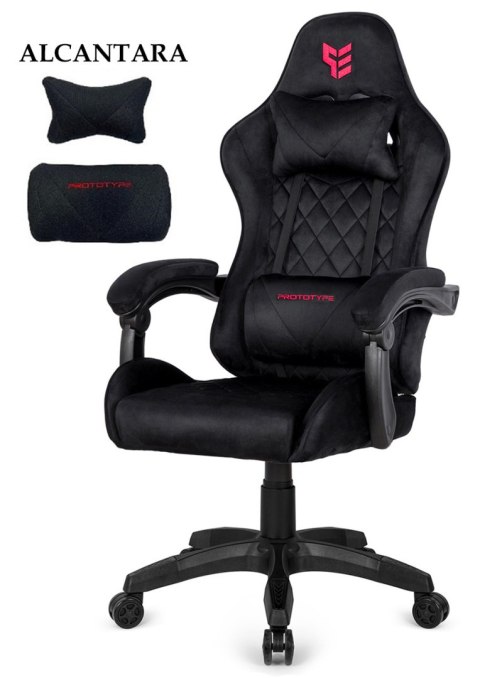 Fotel obrotowy gamingowy HERO POKER ST BLACK ALCANTARA Prototype Fotel obrotowy gamingowy HERO POKER ST BLACK ALCANTARA Prototype