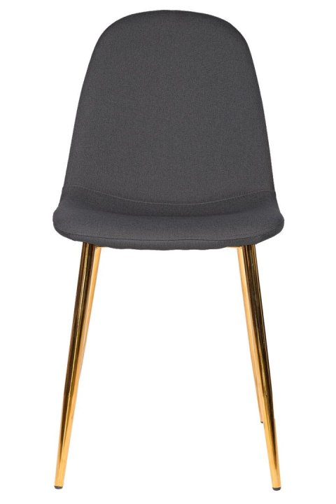 Krzesło GIULIA DARK GREY FABRIC GOLD Lugano Krzesło GIULIA DARK GREY FABRIC GOLD Lugano