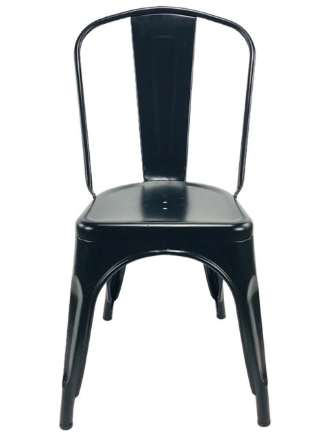 Krzesło metalowe loft CORSICA BLACK TOLIX Lugano Krzesło metalowe loft CORSICA BLACK TOLIX Lugano