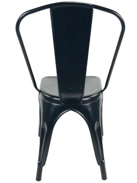 Krzesło metalowe loft CORSICA BLACK TOLIX Lugano Krzesło metalowe loft CORSICA BLACK TOLIX Lugano