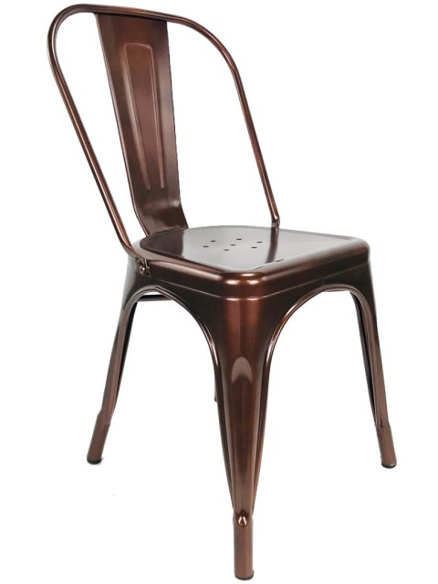 Krzesło metalowe loft CORSICA COPPER TOLIX Lugano Krzesło metalowe loft CORSICA COPPER TOLIX Lugano
