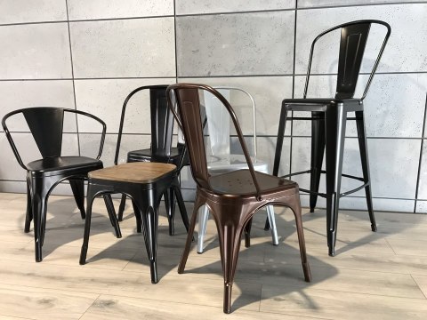 Krzesło metalowe loft CORSICA COPPER TOLIX Lugano Krzesło metalowe loft CORSICA COPPER TOLIX Lugano