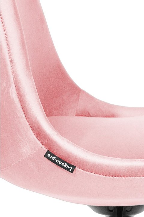 Krzesło obrotowe MONZA OFFICE Pink Velvet Lugano Krzesło obrotowe MONZA OFFICE Pink Velvet Lugano