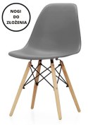 Krzesło skandynawskie IMPERIA DARK GREY DM Lugano