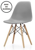 Krzesło skandynawskie IMPERIA LIGHT GREY DM Lugano