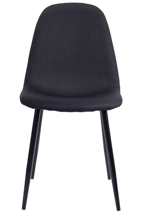 Krzesło tapicerowane GIULIA BLACK FABRIC II GATUNEK Lugano
