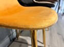 Krzesło tapicerowane GIULIA HONEY VELVET GOLD Lugano