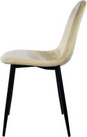 Krzesło tapicerowane GIULIA IVORY VELVET II GATUNEK Lugano