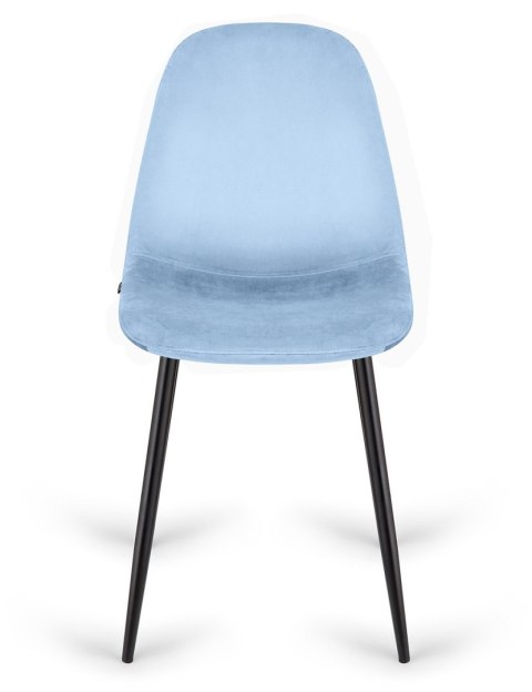 Krzesło tapicerowane GIULIA SKY BLUE VELVET II GATUNEK Lugano Krzesło tapicerowane GIULIA SKY BLUE VELVET II GATUNEK Lugano